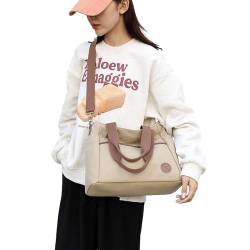 SHOOYIO Umhängetasche Vintage Crossbody Tasche Einkaufstasche Vielseitig Große Kapazität Handtasche für Frauen Mädchen von SHOOYIO