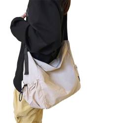 SHOOYIO Umhängetasche aus Segeltuch für Teenager, Mädchen, Studenten, große Kapazität, Schultasche, Kuriertasche, Büchertasche von SHOOYIO