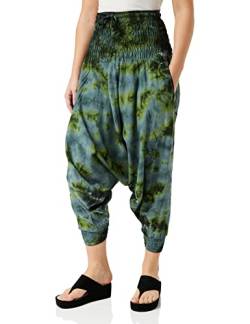 SHOPOHOLIC FASHION Hippie bunt Batik Baggy Haremshose, locker sitzend Hose (Tie Dye 31) von SHOPOHOLIC FASHION