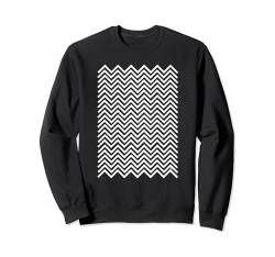 Twin Peaks Black and White Chevron Sweatshirt von SHOWTIME