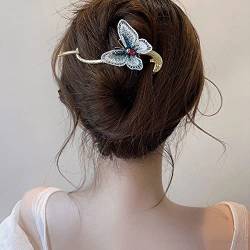 Schmetterlings-Metall-Haarklammer for Frauen, Froschschnalle, Haarspange, rutschfeste Haarklammern, Schmetterlings-Haarspangen for Stylen von dickem Haar, dünnem Haar, Frauen, Mädchen, Haarspangen von SHUBIAO