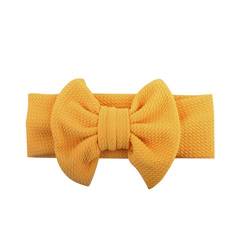 Mädchen Baby Kleinkind Prinzessin Bogen Haarband Zubehör Kopfbedeckung Haarband Rot Baby (Yellow, One Size) von SHUIYUE