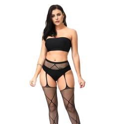 Strapsstrumpfhose Sexy Strumpfhose Ouvert Sexy Damen Oberschenkel Strumpf mit Strumpfhalter Strumpfhose Offen Schritt Ouvert Strumpfhosen Damen Strumpfhose Ouvert Mädchen Halterstrümpfe, Stil 5 von SIEUUOAK