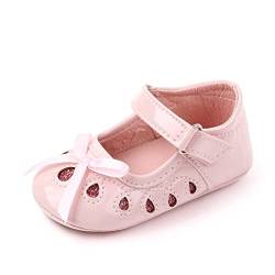 SIFANGPING Lauflernschuhe 0-18M Anfänger zu Fuß rutschfeste atmungsaktive Kinder Prinzessin Schuhe Baby Freizeitschuhe EU 18 Rosa von SIFANGPING