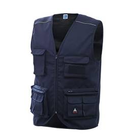 Siggi Group Herren Chrome Vest Weste, Blau, 3XL von SIGGI