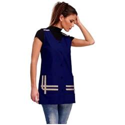 Siggi Medicale & Beauty Damen Lizzy Polo Shirt, Blau, XXL EU von SIGGI