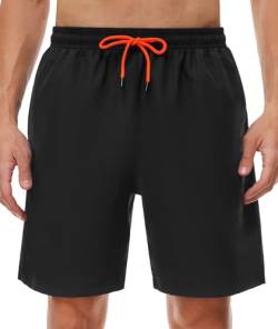 SIHOHAN Badehose für Herren - Schnelltrocknend Badeshorts Männer Atmungsaktiv Schwimmhose wasserdichte Boardshorts mit Meshfutter und Verstellbarem Tunnelzug von SIHOHAN