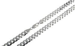 Silberketten-Store Panzerkette Silber 925 Herren 7,5mm I Silberkette Herren hochglanz 1,8mm Stärke I Halskette Herren mit Karabiner Verschluss von SILBERKETTEN STORE DEIN SCHMUCK ONLINE SHOP