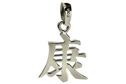 SILBERMOOS Anhänger chinesisches Zeichen Symbol Gesundheit 925 Sterling Silber von SILBERMOOS