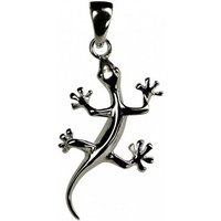 SILBERMOOS Kettenanhänger Anhänger "Gecko", 925 Sterling Silber von SILBERMOOS