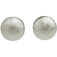 SILBERMOOS Paar Ohrstecker Kleine Knopf-Ohrstecker, 925 Sterling Silber von SILBERMOOS