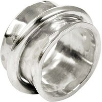 SILBERMOOS Partnerring Fein-geschmiedeter Spiel- und Drehring, 925 Sterling Silber von SILBERMOOS