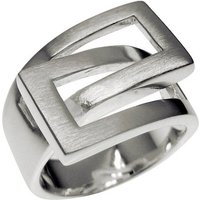 SILBERMOOS Silberring Ring "Ineinander umschlungen", 925 Sterling Silber von SILBERMOOS