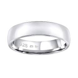 SILVEGO Damen und Herren Ehering aus 925 Sterling Silber POESIA von SILVEGO