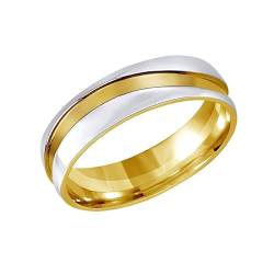 SILVEGO Ring Steel Wedding Ring for Men Mariage RRC2050-M - Schaltkreis: 60 mm SSL3181-60 Marke, Estándar, Metall, Kein Edelstein von SILVEGO