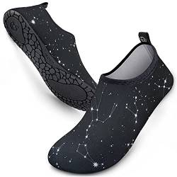 SIMARI Wasserschuhe Damen und Herren, schnelltrocknend, Barfuß, für Outdoor, Strand, Schwimmen, Sport, Yoga, Schnorcheln 101 Constellation, EU 42, SWS001 von SIMARI