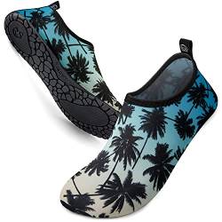 SIMARI Wasserschuhe Damen und Herren, schnelltrocknend, Barfuß, für Outdoor, Strand, Schwimmen, Sport, Yoga, Schnorcheln 102 Coconut, EU 36, SWS001 von SIMARI