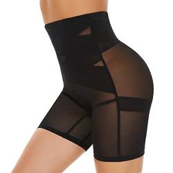 SIMIYA Bauchweg Unterhose Damen Shapewear Hohe Taille Unterwäsche Figurenformend Miederhose Bauchkontrolle Body Shaper Leggings Miederpants für Frauen(Schwarz, 3XL) von SIMIYA