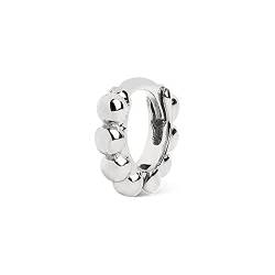 SINGULARU - Loser Ohrring Pebbles XS Silber - Ohrring in 925 Sterlingsilber mit Rhodiumbeschichtung - Schiebeverschluss - Loser Ohrring - Damenschmuck von SINGULARU