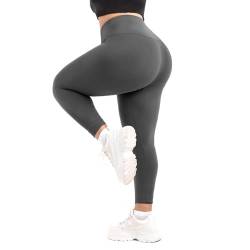 SINOPHANT Leggings Damen High Waist Große Größen, Sport Leggings Damen für Gym Outdoor XXL von SINOPHANT