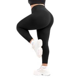 SINOPHANT Leggings Damen High Waist Große Größen, Sport Leggings Damen für Gym Outdoor XXL von SINOPHANT