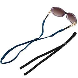 SIOPPKIK Sportbrillenband | Brillenband für Sportbrillen und Sonnenbrillen | Brille Sportband & fester Halter aus Stoff(2 Stück) von SIOPPKIK