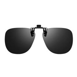 SIPHEW Polarisiert Clip on Sonnenbrille für Brillenträger Damen Herren, Überbrille Clip on Normale Brille, Sonnenbrille zum Aufstecken UV400 Schutz von SIPHEW