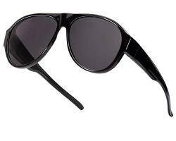 SIPHEW Polarisiert Überzieh Sonnenbrille für Brillenträger Damen Herren, UV400 Schutz von SIPHEW