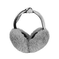 SIQITECH Ohrenschützer Damen Winter Ohrenwärmer Kunstpelz Earmuffs Faltbar Ohrenklappen Flauschige Ohrenschutz Mädchen Niedlich Ohrabdeckungen Windschutz Ohrenmuscheln für Laufen Radfahren Ski von SIQITECH