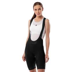 SIROKO - Radsport Trägerhose für Damen SRX PRO Aero Race - L - Schwarz von SIROKO