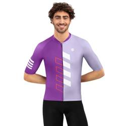 SIROKO - Radsporttrikots M2 Aconcagua - S - Violett/Lavendel von SIROKO