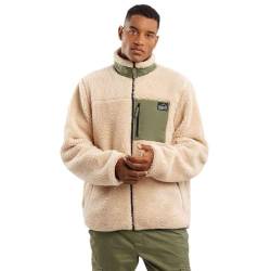 SIROKO - Sherpa Jacke Walnut - XL - Beige/Grün von SIROKO