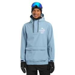 SIROKO - Snowboardjacke mit Kängurutasche W3 Ollie - L - Blau von SIROKO