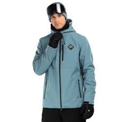 SIROKO - Softshell Jacke für Schnee W2 Beluga - XL - Stahlblau von SIROKO