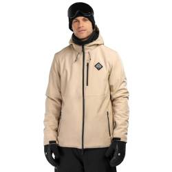 SIROKO - Softshell Jacke für Schnee W2 Cerro - L - Beige von SIROKO