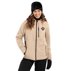 SIROKO - Softshell Jacke für Schnee für Damen W2-W Cerro - L - Beige von SIROKO
