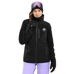 SIROKO - Softshell Jacke für Schnee für Damen W2-W Mckinley - M - Schwarz von SIROKO