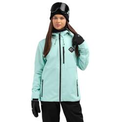 SIROKO - Softshell Jacke für Schnee für Damen W2-W Senja - L - Türkis von SIROKO