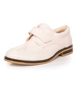 Festliche Patentierte Kunstleder Brogue Schuhe für Jungen mit Riemen, Größe 32 von SIRRI