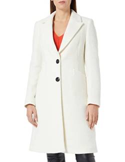 Sisley Damen 2EJFLN01T Wool Blend Coat, Creamy White 921, 36 von SISLEY