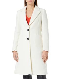 Sisley Damen 2EJFLN01T Wool Blend Coat, Creamy White 921, 42 von SISLEY