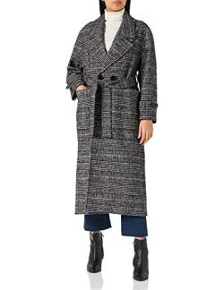 Sisley Damen 2EOKLN01L Wool Blend Coat, Multicolor 901, 34 von SISLEY