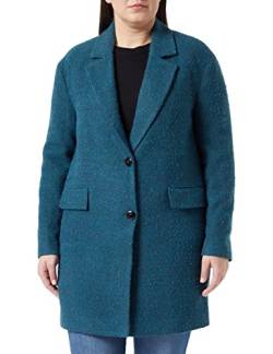 Sisley Damen 2Q7DLN00R Wool Blend Coat, Teal 903, 36 von SISLEY