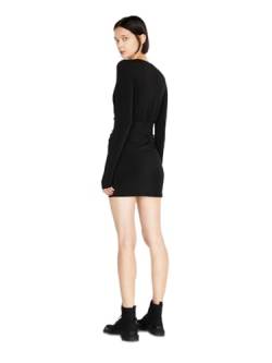 Sisley Damen 4zftlv038 Dress, Black 100, 36 EU von SISLEY