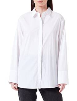 Sisley Damen 51T3LQ01P Shirt, White 101, l von SISLEY