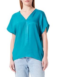 Sisley Damen 55VWLQ00S Shirt, Teal 11J, L von SISLEY