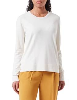 Sisley Damen L/S 14etm100f Sweater, Bianco 10r, XS EU von SISLEY