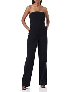 Sisley Damen Overall 4UNVLT007 Pants, Black 100, 38 von SISLEY