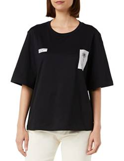 Sisley Damen T-shirt 3lanw100j T Shirt, Black 923, S EU von SISLEY