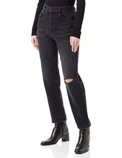 Sisley Damen Trousers 47WDLE00V Jeans, Black Denim 800, 27 von SISLEY